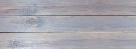 Wooden background made of boards painted with gray paint. Natural wood texture. Banner.の写真素材
