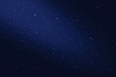 Dark night sky with twinkling stars. Background, texture, patternの写真素材