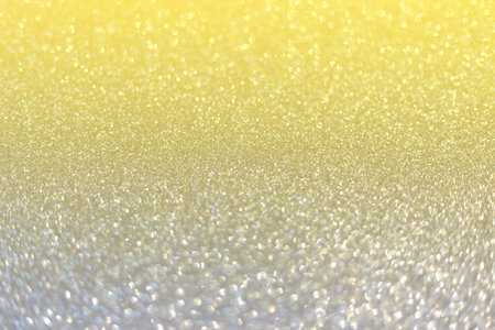 Trendy colors 2021 - Gray and Yellow. Glitter background for your project.の写真素材