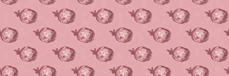 Seamless pattern. Drops of transparent cosmetic gel or serum with hyaluronic acid with a flower on a...