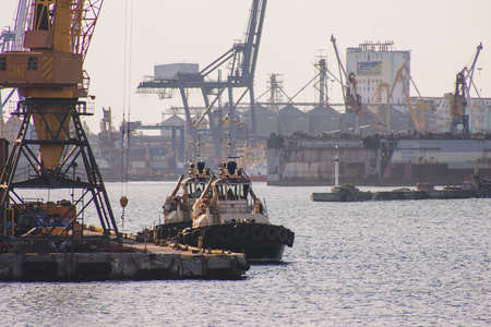 Odessa commercial port . Its the worlds busiest port in terms of total shipping tonnage