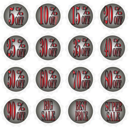 Discounts, discount, sale, tag, price, gold, offer, vector, 50のイラスト素材