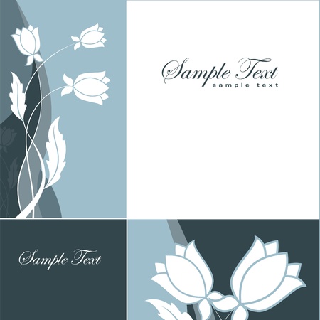 Abstract Floral Backgroundのイラスト素材