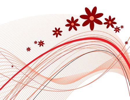 Floral Background  Vector Illustration  Eps10 のイラスト素材