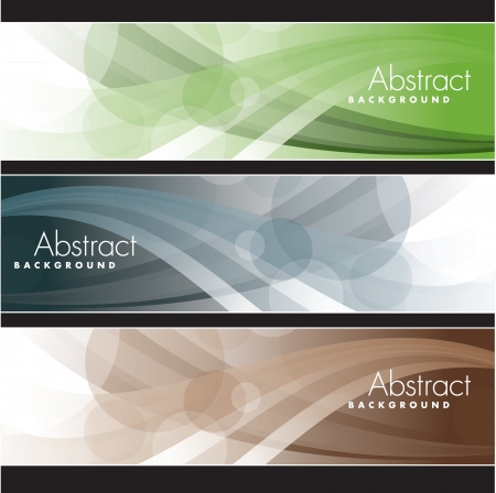 Set of Banners  Abstract Backgrounds のイラスト素材