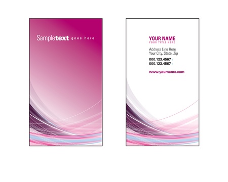 Business Card Template   のイラスト素材