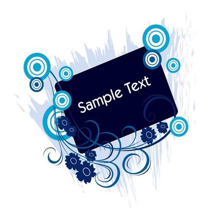 Floral Banner  Vector Illustration  Eps10 のイラスト素材