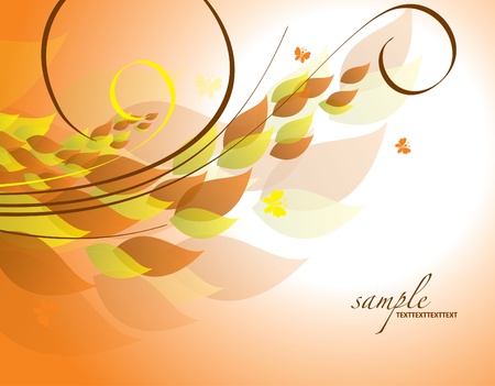 Floral Background  のイラスト素材