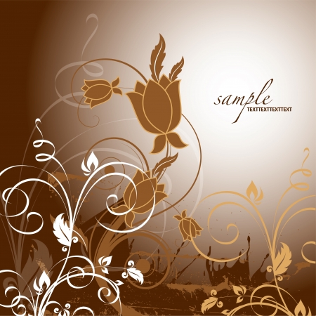 Floral Background  Vector Illustration のイラスト素材