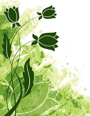 Floral Backgroundのイラスト素材