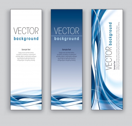 Vector Banners  Abstract Backgrounds のイラスト素材