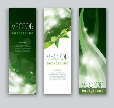 Vector Banners  Abstract Backgrounds  のイラスト素材