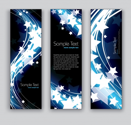 Vector Banners  Abstract Backgrounds のイラスト素材