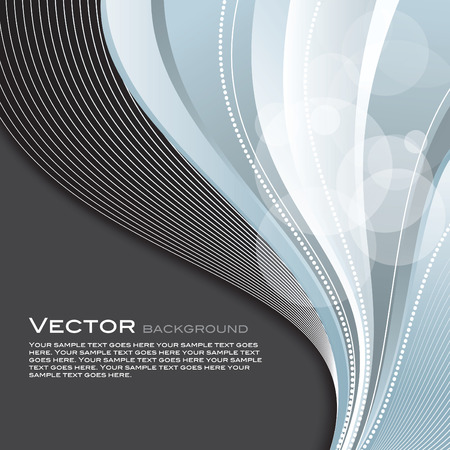 Wavy Background. Abstract Vector Illustration.のイラスト素材