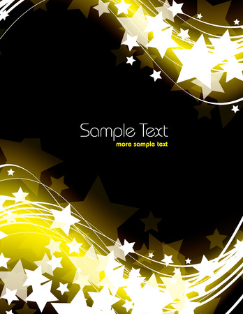 Vector Background with Shiny Stars.のイラスト素材