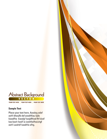 Orange Vector Background.のイラスト素材