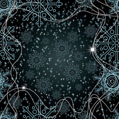 Silver Christmas Vector Seamless Pattern. Great for Wrapping Paper, Fabric, Scrapbook Paper or Christmas Card.のイラスト素材