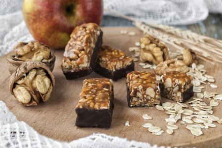Confectionery from nuts and dried fruitsの写真素材