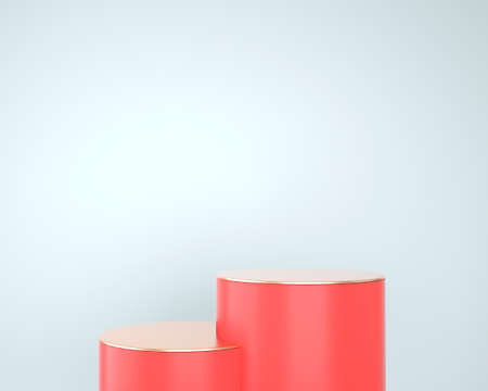 Abstract geometric shapes of product display with minimal and modern concepts, pedestal, podium,...