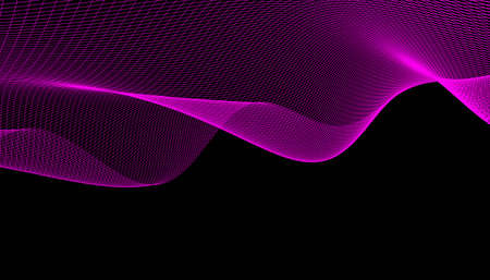 Abstract mesh wave background. Futuristic technology style. Elegant background for business...
