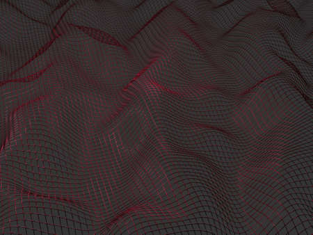 Abstract 3d mesh wave background. Futuristic technology style. Elegant background for business...