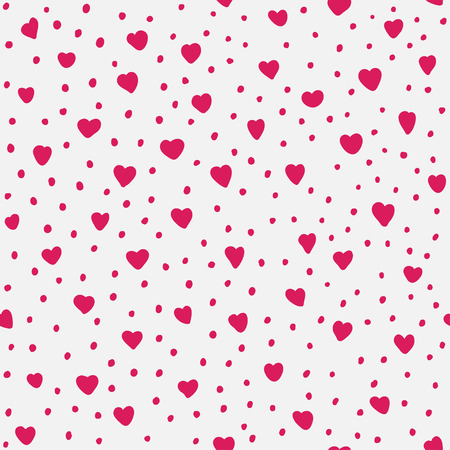 hearts patternのイラスト素材
