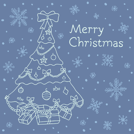 Christmas Greeting Cardのイラスト素材