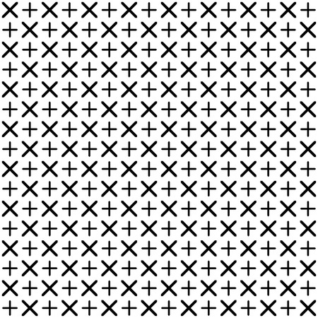 Monochrome geometric ornament. Vector seamless pattern. Endless texture can be used for printing onto fabric, paper or scrap booking, wallpaper, pattern fills, web page background, surface texture.のイラスト素材