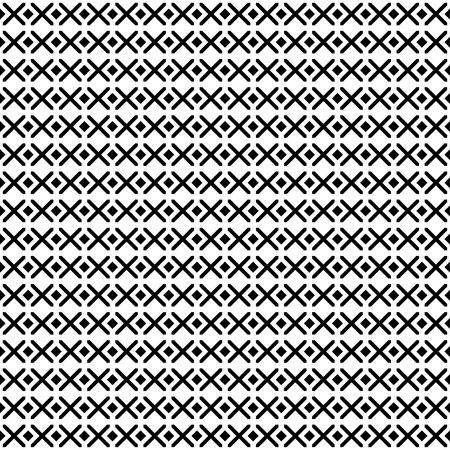 Monochrome geometric ornament. Vector seamless pattern. Endless texture can be used for printing onto fabric, paper or scrap booking, wallpaper, pattern fills, web page background, surface texture.のイラスト素材