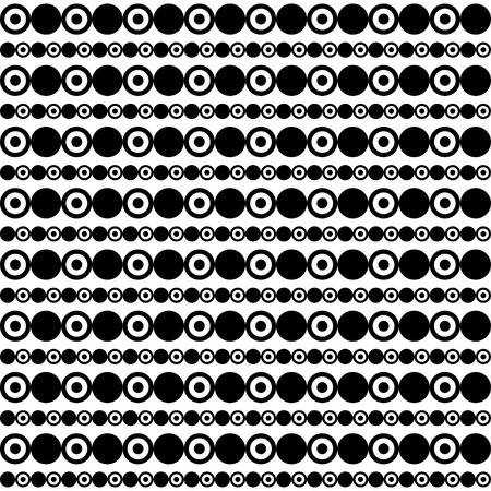 Monochrome geometric ornament. Vector seamless pattern. Endless texture can be used for printing onto fabric, paper or scrap booking, wallpaper, pattern fills, web page background, surface texture.のイラスト素材