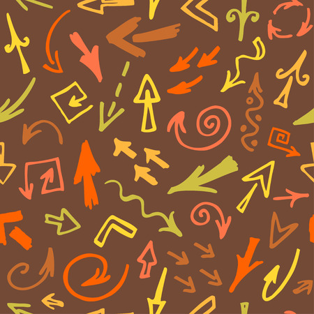 Arrows patternのイラスト素材