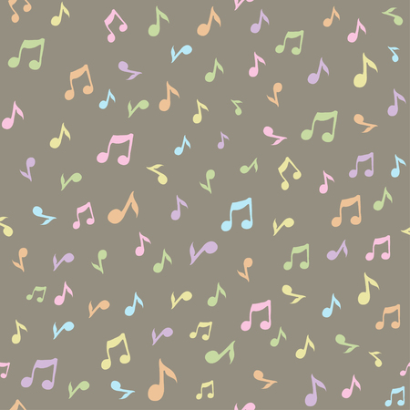 Abstract music seamless pattern background vector illustration for your design. Vector seamless pattern.のイラスト素材