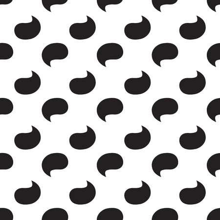 Seamless pattern with speech bubbles. Endless texture for wallpaper, fill, web page background, surface texture.のイラスト素材