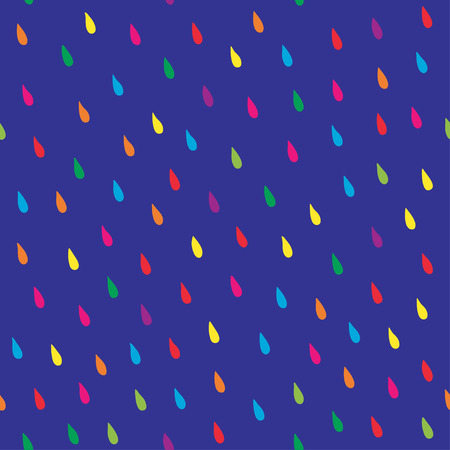 Vector rain drops background. Seamless pattern can be used for wallpaper, pattern fills, web page background, surface textures.のイラスト素材