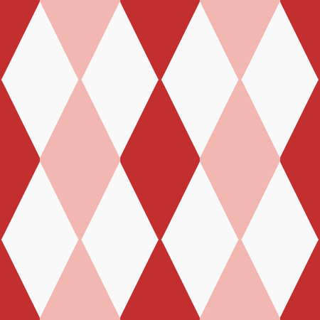 Seamless pattern of multicolored diamonds drawn in a soft, hand-painted style; bright geometric shapes create a playful look. Ideal for textiles, wrapping paper, and modern stationery.の写真素材