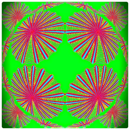Umbrellas.Geometry abstraction.の写真素材