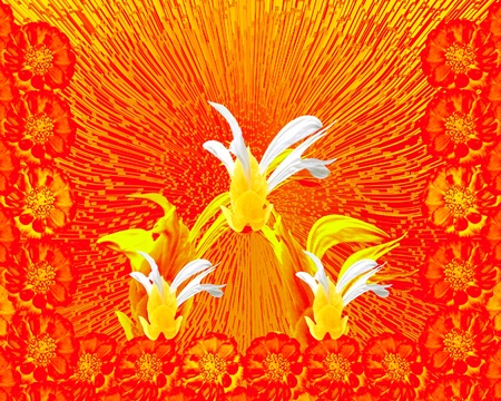 Summer in the heart. Spiritual landscape          の写真素材