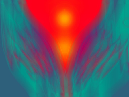 Between two stools. Abstract