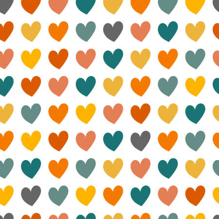 Baby colorful scandinavian nordic vintage seamless pattern