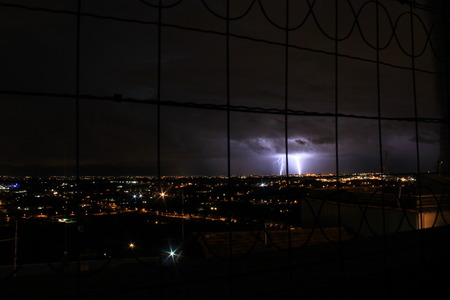 A DARK AND STORMY NIGHTの写真素材