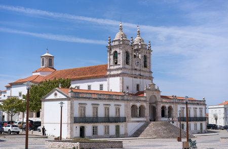 Nazare, Portugal. 02 May, 2023. Cathedral Nossa Senhora da Nazare in Portugal.のeditorial素材