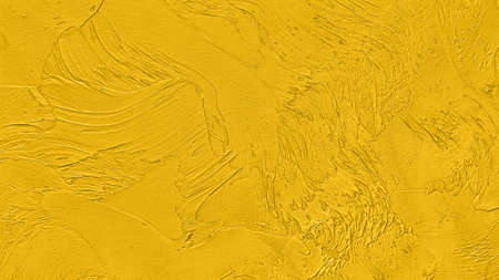 Golden stone antique background, vintage yellow wall pattern texture with scratches in old distressed vintage designの写真素材