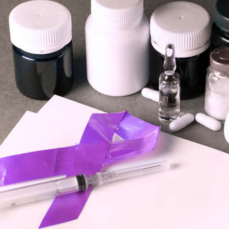 Purple awareness ribbon. World Lupus Day. Autoimmune disease. Immune System Disorders. May Lupus...