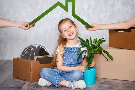 Mother creates a roof over her daughter and promises excellent protection for children. A little...