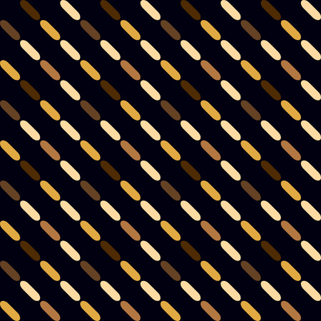 Abstract background. Illustration seamless pattern with geometric gold elements on black background.のイラスト素材