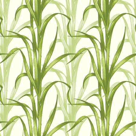 Seamless background for textile, paper, web, tissue. Green grass. Vector. Illustration.のイラスト素材