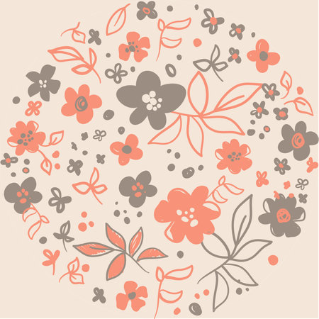 Print pattern with small flowers for childrens and womens clothing in vectorのイラスト素材