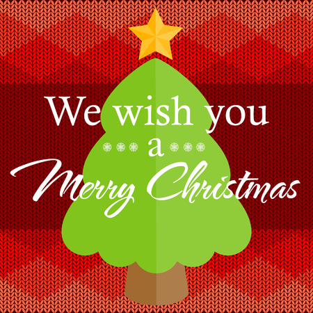 Christmas card. Christmas text on a festive backgroundのイラスト素材