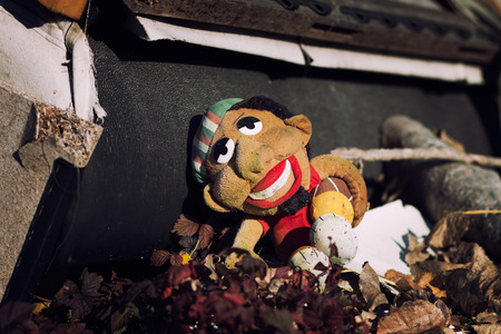 Abandoned child's toy