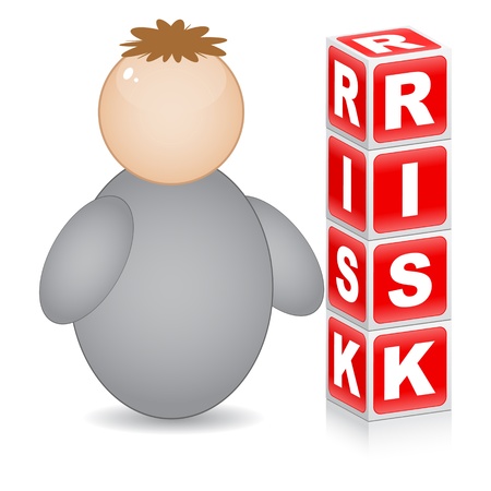 risk conceptのイラスト素材
